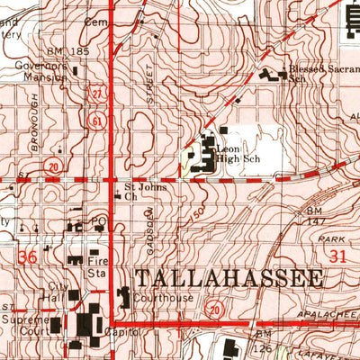 United States Geological Survey Tallahassee, FL (1999, 24000-Scale) digital map