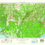 United States Geological Survey Tallahassee, FL-GA-AL (1960, 250000-Scale) digital map