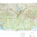 United States Geological Survey Tallahassee, FL-GA-AL (1988, 250000-Scale) digital map