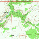 United States Geological Survey Tallon Spring, WY (1966, 24000-Scale) digital map