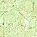 United States Geological Survey Tallowbox Mountain, OR (1983, 24000-Scale) digital map