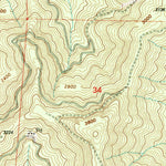 United States Geological Survey Tallowbox Mountain, OR (1996, 24000-Scale) digital map