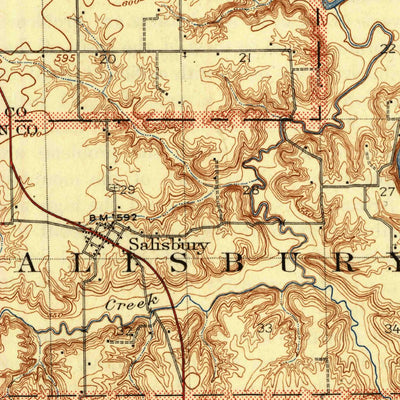 United States Geological Survey Tallula, IL (1909, 62500-Scale) digital map