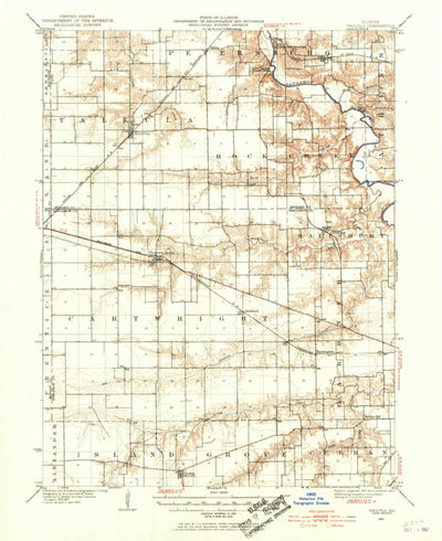 United States Geological Survey Tallula, IL (1940, 62500-Scale) digital map