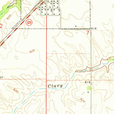 United States Geological Survey Tallula, IL (1971, 24000-Scale) digital map