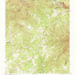 United States Geological Survey Tallulah Falls, GA (1953, 24000-Scale) digital map