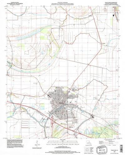 United States Geological Survey Tallulah, LA (1994, 24000-Scale) digital map