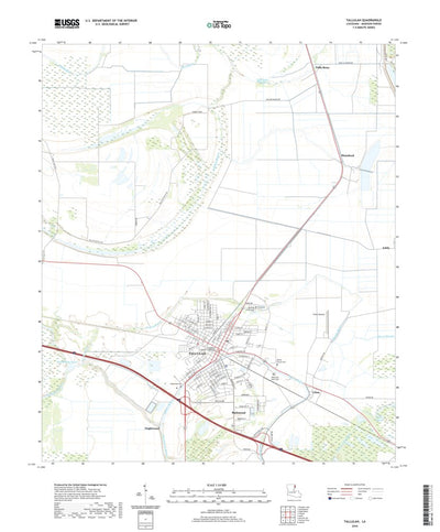 United States Geological Survey Tallulah, LA (2020, 24000-Scale) digital map
