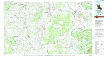 United States Geological Survey Tallulah, LA-MS (1982, 100000-Scale) digital map