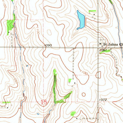 United States Geological Survey Talmage, NE (1966, 24000-Scale) digital map