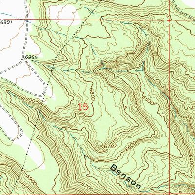United States Geological Survey Talmage, UT (1965, 24000-Scale) digital map
