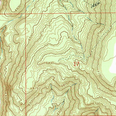 United States Geological Survey Talmage, UT (1965, 24000-Scale) digital map