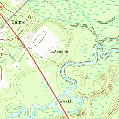 United States Geological Survey Talmo, GA (1971, 24000-Scale) digital map