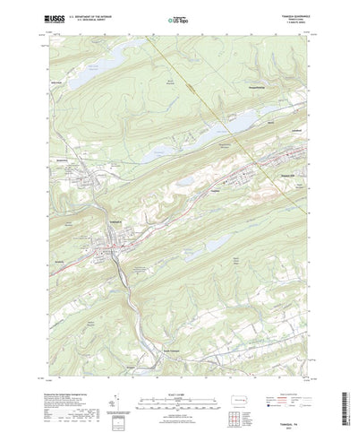 United States Geological Survey Tamaqua, PA (2023, 24000-Scale) digital map