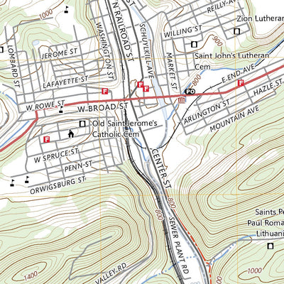 United States Geological Survey Tamaqua, PA (2023, 24000-Scale) digital map
