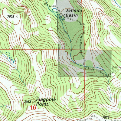 United States Geological Survey Tamarack, CA (2001, 24000-Scale) digital map
