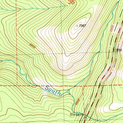 United States Geological Survey Tamarack Flat, CA (1990, 24000-Scale) digital map