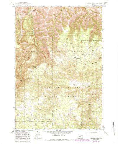 United States Geological Survey Tamarack Gulch, OR (1967, 24000-Scale) digital map