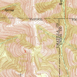 United States Geological Survey Tamarack Gulch, OR (1967, 24000-Scale) digital map
