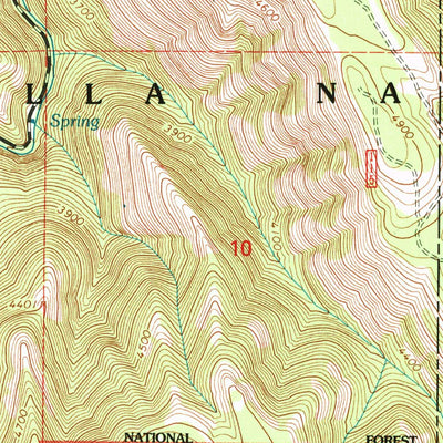 United States Geological Survey Tamarack Gulch, OR (1995, 24000-Scale) digital map