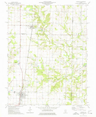 United States Geological Survey Tamaroa, IL (1975, 24000-Scale) digital map