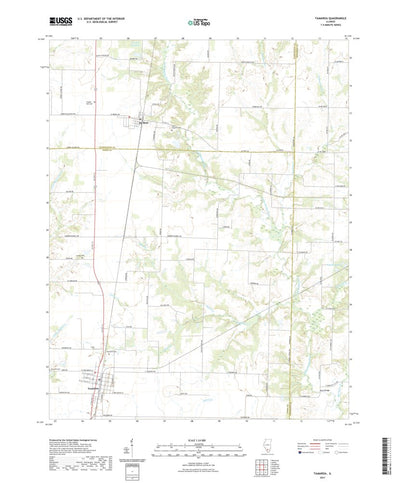 United States Geological Survey Tamaroa, IL (2021, 24000-Scale) digital map