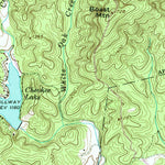United States Geological Survey Tamassee, SC-GA (1959, 24000-Scale) digital map