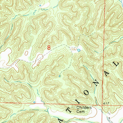 United States Geological Survey Tamms, IL (1967, 24000-Scale) digital map