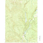 United States Geological Survey Tamolitch Falls, OR (1989, 24000-Scale) digital map