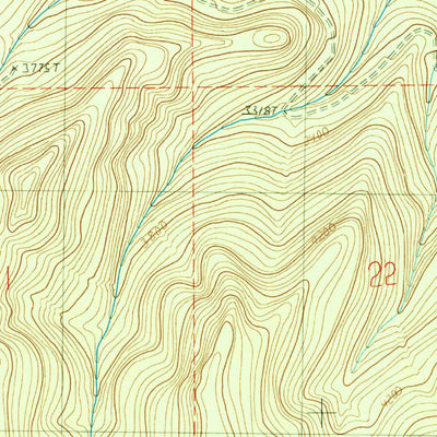 United States Geological Survey Tamolitch Falls, OR (1989, 24000-Scale) digital map