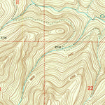 United States Geological Survey Tamolitch Falls, OR (1997, 24000-Scale) digital map