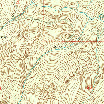 United States Geological Survey Tamolitch Falls, OR (1997, 24000-Scale) digital map