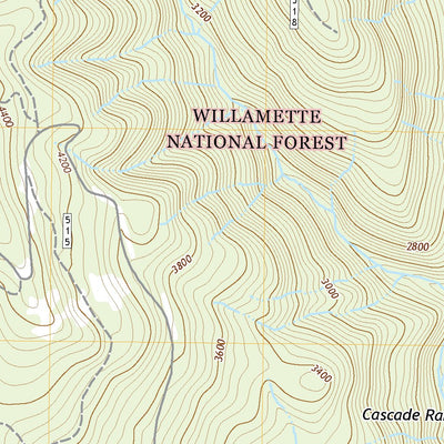 United States Geological Survey Tamolitch Falls, OR (2020, 24000-Scale) digital map