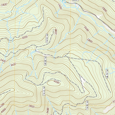 United States Geological Survey Tamolitch Falls, OR (2020, 24000-Scale) digital map