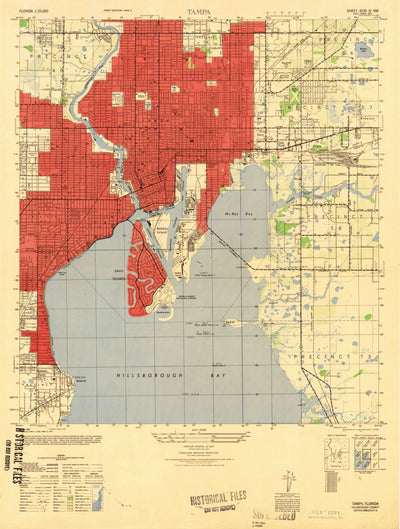 United States Geological Survey Tampa, FL (1947, 25000-Scale) digital map