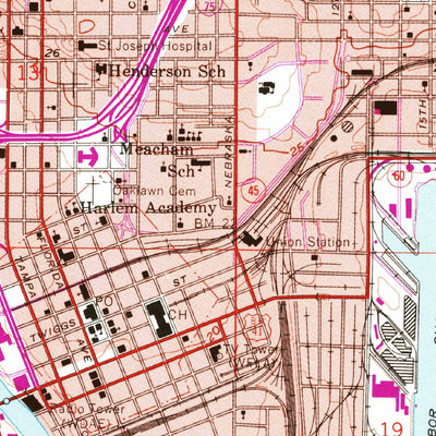 United States Geological Survey Tampa, FL (1956, 24000-Scale) digital map
