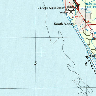 United States Geological Survey Tampa, FL (1956, 250000-Scale) digital map