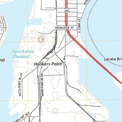 United States Geological Survey Tampa, FL (2021, 24000-Scale) digital map