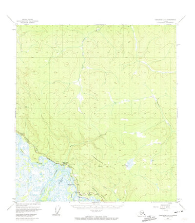 United States Geological Survey Tanacross A-2, AK (1955, 63360-Scale) digital map