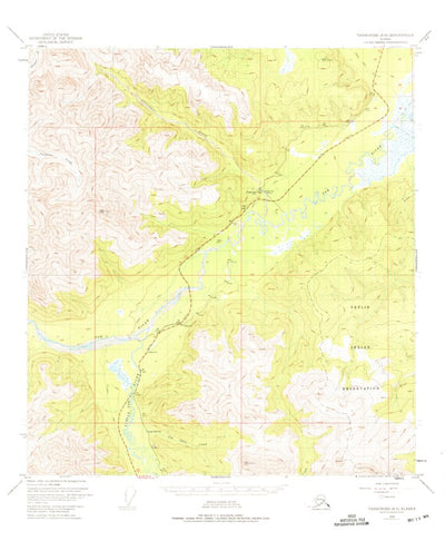 United States Geological Survey Tanacross A-5, AK (1949, 63360-Scale) digital map