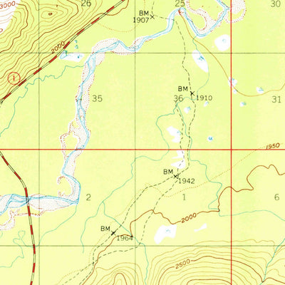 United States Geological Survey Tanacross A-5, AK (1949, 63360-Scale) digital map