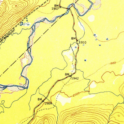 United States Geological Survey Tanacross A-5, AK (1952, 63360-Scale) digital map