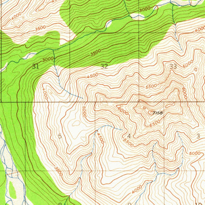 United States Geological Survey Tanacross A-6, AK (1948, 63360-Scale) digital map