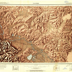United States Geological Survey Tanacross, AK (1950, 250000-Scale) digital map