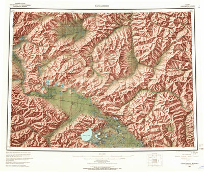 United States Geological Survey Tanacross, AK (1964, 250000-Scale) digital map