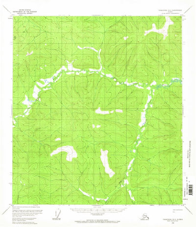 United States Geological Survey Tanacross B-2, AK (1956, 63360-Scale) digital map
