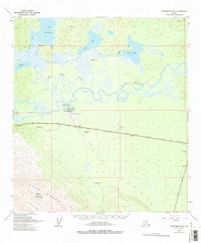 United States Geological Survey Tanacross B-5, AK (1948, 63360-Scale) digital map