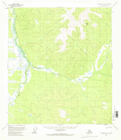 United States Geological Survey Tanacross C-2, AK (1956, 63360-Scale) digital map