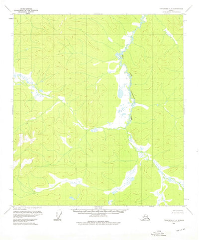 United States Geological Survey Tanacross C-4, AK (1956, 63360-Scale) digital map