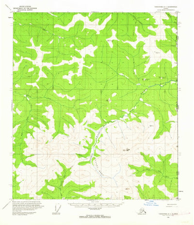 United States Geological Survey Tanacross D-1, AK (1956, 63360-Scale) digital map